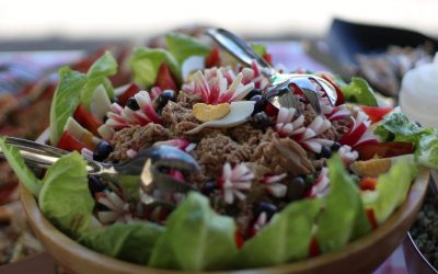 Une salade niçoise pour un évènement à Cannes-min